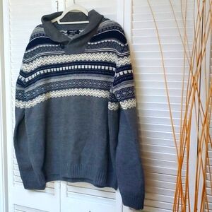 Cedarwood State Pullover Isle Sweater with Elbow Pads Size XL